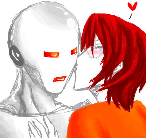 Robot make out!